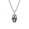 Stainless Steel Halloween Skull Pendant Box Chain Necklaces for Men PW-WGF912C-01-5