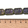 Painted Glass Beads Strands GLAA-Z021-05-4