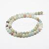 Natural Flower Amazonite Beads Strands G-G697-F06-4mm-2