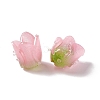 Tulip Opaque Acrylic Beads X-SACR-G022-01A-3