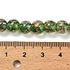 Handmade Dichroic Foil Glass Beads Strands DICH-U001-02B-4