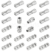 AHADERMAKER 60 Sets 2 Style Brass Screw Clasps KK-GA0001-24-1