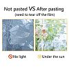 Waterproof PVC Colored Laser Stained Window Film Adhesive Stickers DIY-WH0256-067-8