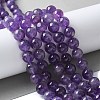 Natural Amethyst Beads Strands G-S031-1-5