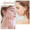 SUPERFINDINGS 24Pcs 4 Styles Rack Plating Alloy Stud Earring Findings FIND-FH0006-95-7