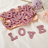 Alphabet Resin Rhinestone Patches DIY-TAC0005-45C-5