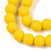 Opaque Glass Beads Strands LS-GLAA-T032-P6mm-MD08-2
