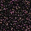 Spray Painted Glass Seed Beads SEED-F005-08A-02-3