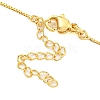 Brass Micro Pave Clear Cubic Zirconia Pendant Necklaces NJEW-M220-04B-G-3