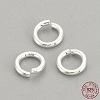 925 Sterling Silver Open Jump Rings STER-S002-57-3