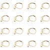 304 Stainless Steel Leverback Earring Findings STAS-PH0018-28G-1