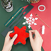 DIY Christmas Mini Snowflake Purse Making Finding Kit DIY-WH0410-90A-3