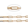 3.28 Feet Soldered Brass Paperclip Chains X-CHC-G005-03G-2