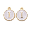 Golden Plated Alloy Charms X-ENAM-S118-01I-1