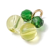 Glass Charms PALLOY-JF02935-4