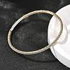 304 Stainless Steel Bangles for Women BJEW-C091-02C-GP-3