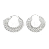 Brass Hoop Earring for Women EJEW-L288-001P-2