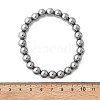 Terahertz Stone Beads Stretch Bracelets BJEW-L666-01D-4