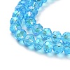 Electroplate Glass Beads Strands LS-EGLA-A044-T8mm-L08-3