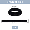 16Pcs Polyester & Nylon Elastic Straps with Hook and Loop Fastener AJEW-FH0007-61A-2