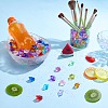 250Pcs 10 Colors Irregular-shape Acrylic Rhinestone DIY-PH0033-89-4