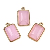 Natural Rose Quartz Pendants X-STAS-K291-04G-01-1