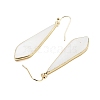 Natural White Shell  Dangle Earrings EJEW-P145-03F-2