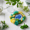 DIY Coaster Punch Needle Embroidery Starter Kits for Beginners DIY-WH20095-003A-4