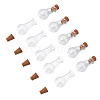10Pcs Clear Glass Wishing Bottles AJEW-TA0002-85A-1