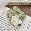 Flower Cloth Elastic Hair Accessories PW-WG4AA07-01-1