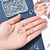 20Pcs 2 Colors Brass Leverback Earring Findings KK-FS0001-47-8