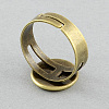 Brass Pad Ring Settings MAK-S017-16mm-JN002AB-2