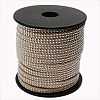 2 Row Platinum Aluminum Studded Faux Suede Cord LW-D005-10P-1