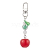 Tomato Resin Pendant Decoration HJEW-JM02598-2