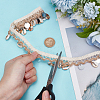 3 Yards Ethnic Style Cotton Fringe Lace Ribbon OCOR-WH0100-35E-3