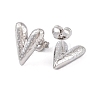 Non-Tarnish 304 Stainless Steel Stud Earrings for Women EJEW-A049-07P-2