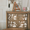 6Pcs 6 Styles PET Hollow Out Drawing Painting Stencils DIY-WH0394-0390-5
