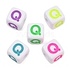 Opaque Acrylic Enamel European Beads AC-ACBA1794-04Q-1