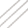 Anti-Tarnish Rhodium Plated 925 Sterling Silver Cable Chains STER-E072-02P-06-1