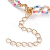 Round Mixed Style Glass Seed Beaded Bracelets BJEW-JB05870-5