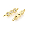 Rack Plating Brass Micro Pave Cubic Zirconia Pendants KK-S396-62G-2