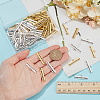 100Pcs 2 Colors Tibetan Style Links FIND-GO0003-40-3