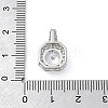 Brass Micro Pave Cubic Zirconia Pendants KK-Q047-01A-3