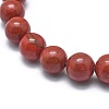 Natural Red Jasper Bead Stretch Bracelets BJEW-K212-C-012-3