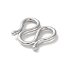 999 Sterling Silver Hook and S-Hook Clasps STER-P063-03P-2