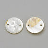 Freshwater Shell Links connectors X-SHEL-Q009-001P-2