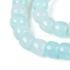 Baking Paint Crackle Glass Beads Strands DGLA-N019-02A-07-3