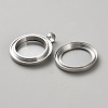 Stainless Steel Glass Photo Living Memory Floating Locket Pendants STAS-WH0033-59B-2