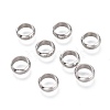 Tarnish Resistant 201 Stainless Steel Spacer Beads STAS-M283-07P-B-1