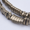 Electroplate Non-magnetic Synthetic Hematite Beads Strands G-J379-A02-F-2